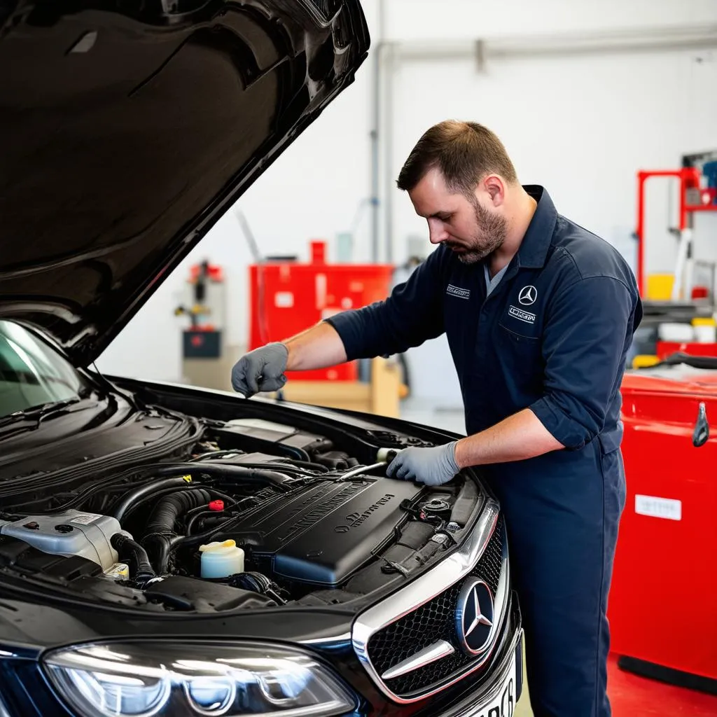 mercedes mechanic